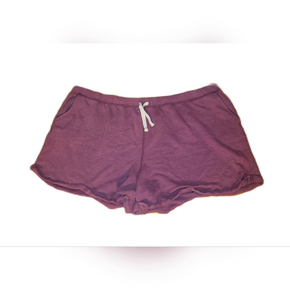 💓3/$15 SO 2X Purple Stretchy Drawstring Lounge Shorts